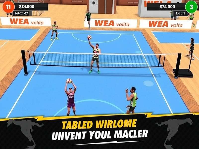Net Volley India Pro Gameplay Screenshot
